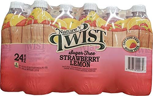 Nature&#39;s Twist Nature&#39;s Twist Sugar Free Strawberry Lemon (24 Pack/ 16.9 Fl Oz Net Wt 405.6 Fl Oz), 405.6 fl. oz.