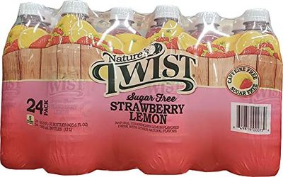 Nature&#39;s Twist Nature&#39;s Twist Sugar Free Strawberry Lemon (24 Pack/ 16.9 Fl Oz Net Wt 405.6 Fl Oz), 405.6 fl. oz.