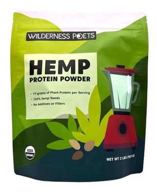 Wilderness Poets, Cold Pressed Organic Hemp Protein Powder, 19g Protein per Serving (32 Ounce - 2 Pound)