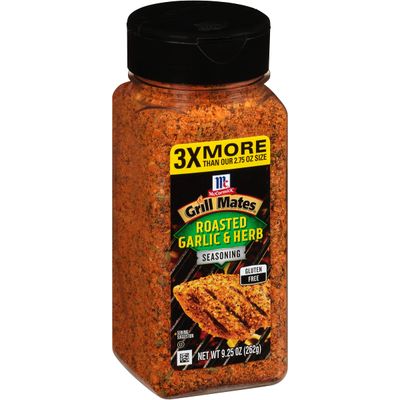 McCormick Grill Mates Roasted Garlic &amp; Herb Seasoning, 9.25 oz (Pack of 6)