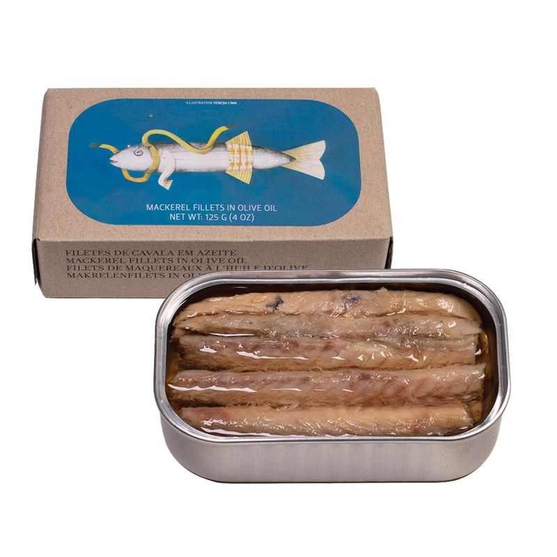 Jose Gourmet Mackerel Fillets in Olive Oil, 125g