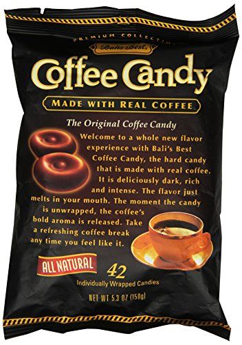 Bali&#39;s Best Coffee Candy Individually Wrapped, 0.35pounds (42 pcs)
