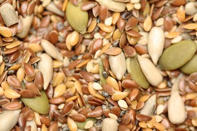 Yupik Organic Super 6 Seeds Mix, 2.2 lb, GMO-Free, Kosher, Vegan, Rich in Fiber, Nutritious Raw Snack &amp; Topping, With Brown &amp; Golden Flax Seeds, Sunflower, Sesame, Chia &amp; Pumpkin Seeds