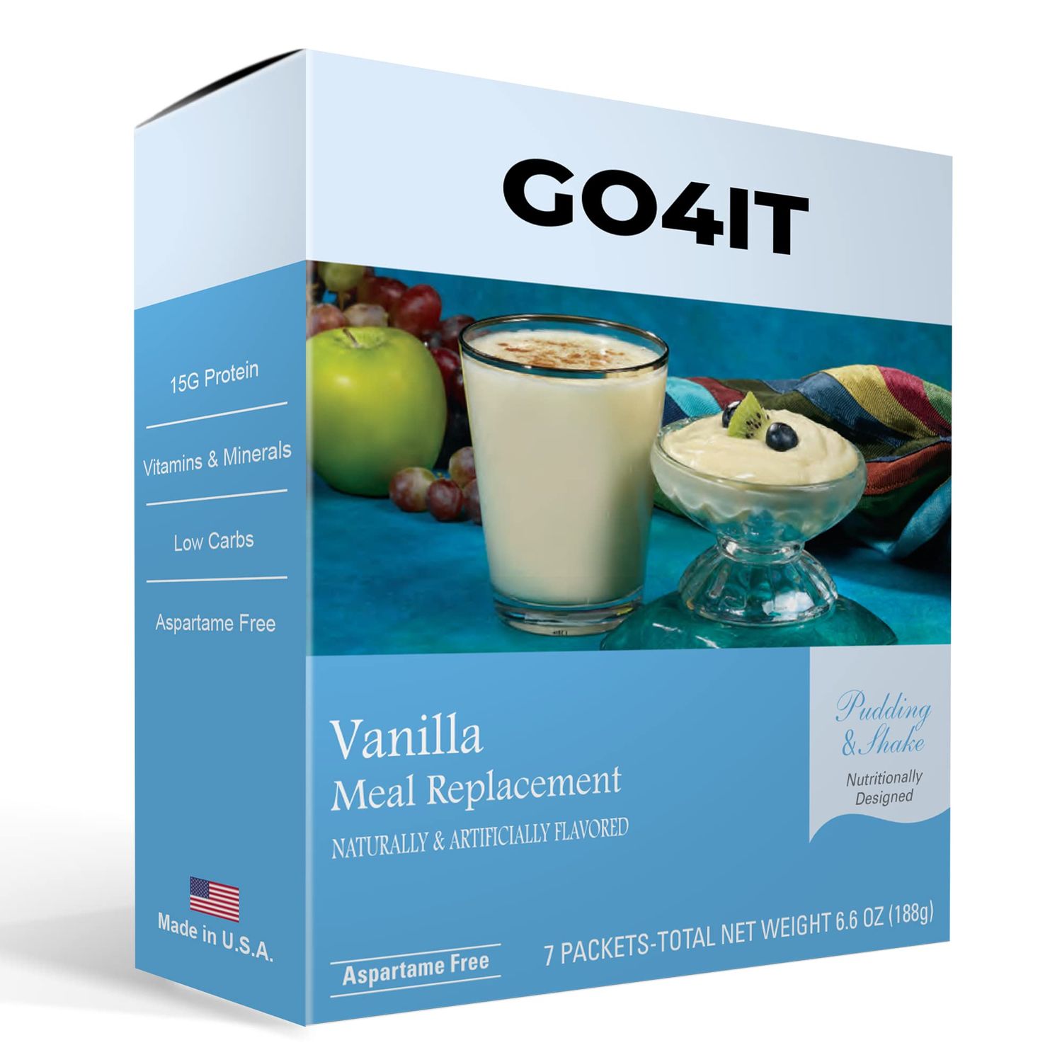 My Neat Health High Protein Meal Replacement Shake - Diet Shake Powder, LOW Calories, HIGH Protein, LOW Fat, Essential Vitamins and Minerals, Kosher (Vanilla)