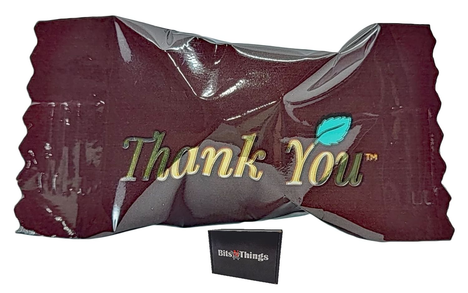 Thank You Buttermints, Individually Wrapped Soft Mint Candies - Pack of 50 (Chocolate Buttermint)