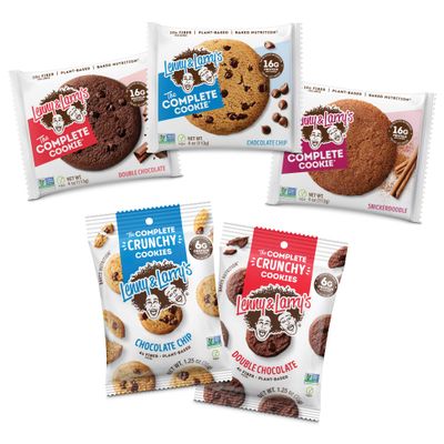 Lenny &amp; Larry&#39;s Complete Cookie Starter Pack, Plant Based Cookies, 7 Cookies Total