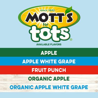 Mott's For Tots Apple, 64 Fl Oz Bottle, Juice With Purified Water, Good Source Of Vitamin C, 40% Less Sugar Than 100% Apple Juice, No Artificial Sweeteners