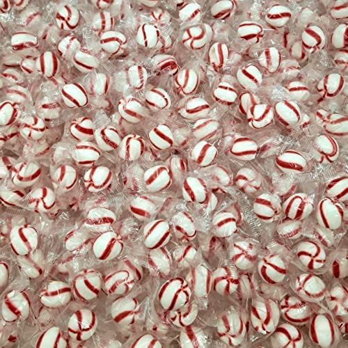 Bob&#39;s Sweet Stripes Soft Peppermint Candy - Melt Away Mints - Individually Wrapped - Bulk Pack (Peppermint, 2 Pound)