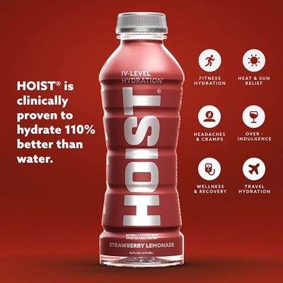 HOIST Premium Military Hydration Electrolyte Drink, Powerful IV-Level Hydration, Clinically Proven Performance Drink, Variety Pack, 16 Fl Oz (Pack of 12)