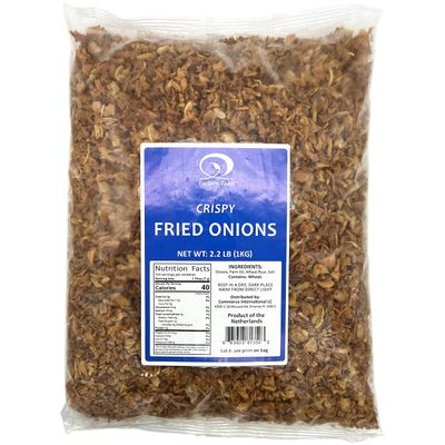 EF - Fried Onions, Product of Holland, 2.2 Lb (1Kg)