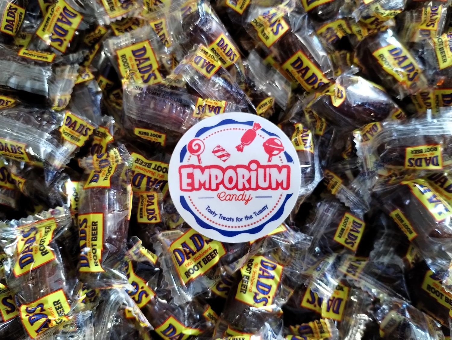 Dad&#39;s Original Root Beer Barrels - Delicious Individually Wrapped Root Beer Barrels 2 lbs Bulk Candy