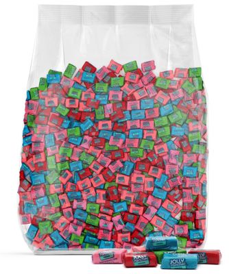 JOLLY RANCHER Chews Assorted Fruit Flavored Candy Bulk Bag 2 lb Share Size Individually Wrapped Pieces of Indulging Fruity Candies Flavors Include Blue Raspberry Green Apple Watermelon Cherry