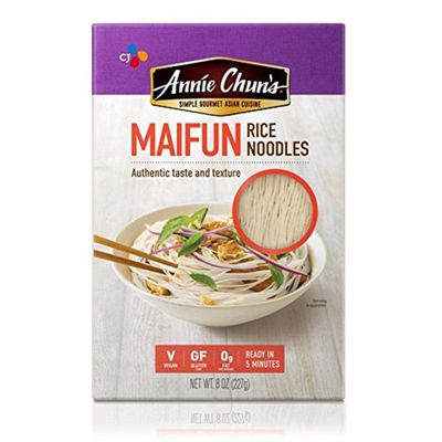 Annie Chun&#39;s Rice Noodles, Maifun, Vegan, Gluten-Free, 8-oz (Pack of 6)
