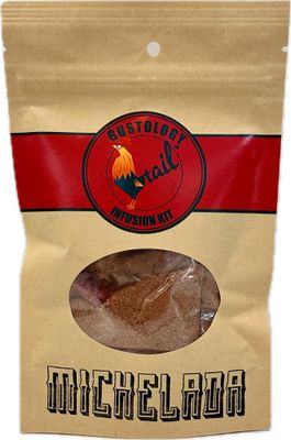 Gustology Michelada Beer Infusion Pack- Premium Drink Mixer Infusion Kit with Dehydrated Fruit and Spices.