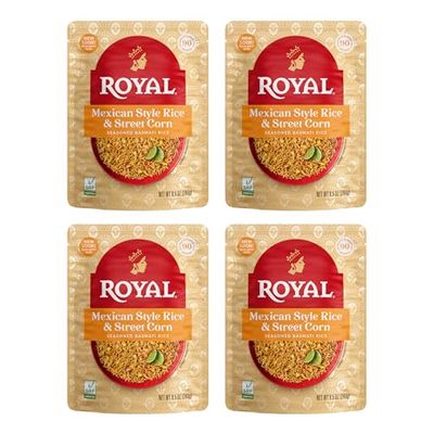 Royal - Ready To Heat Rice - Mexican Street Corn, 4 Count