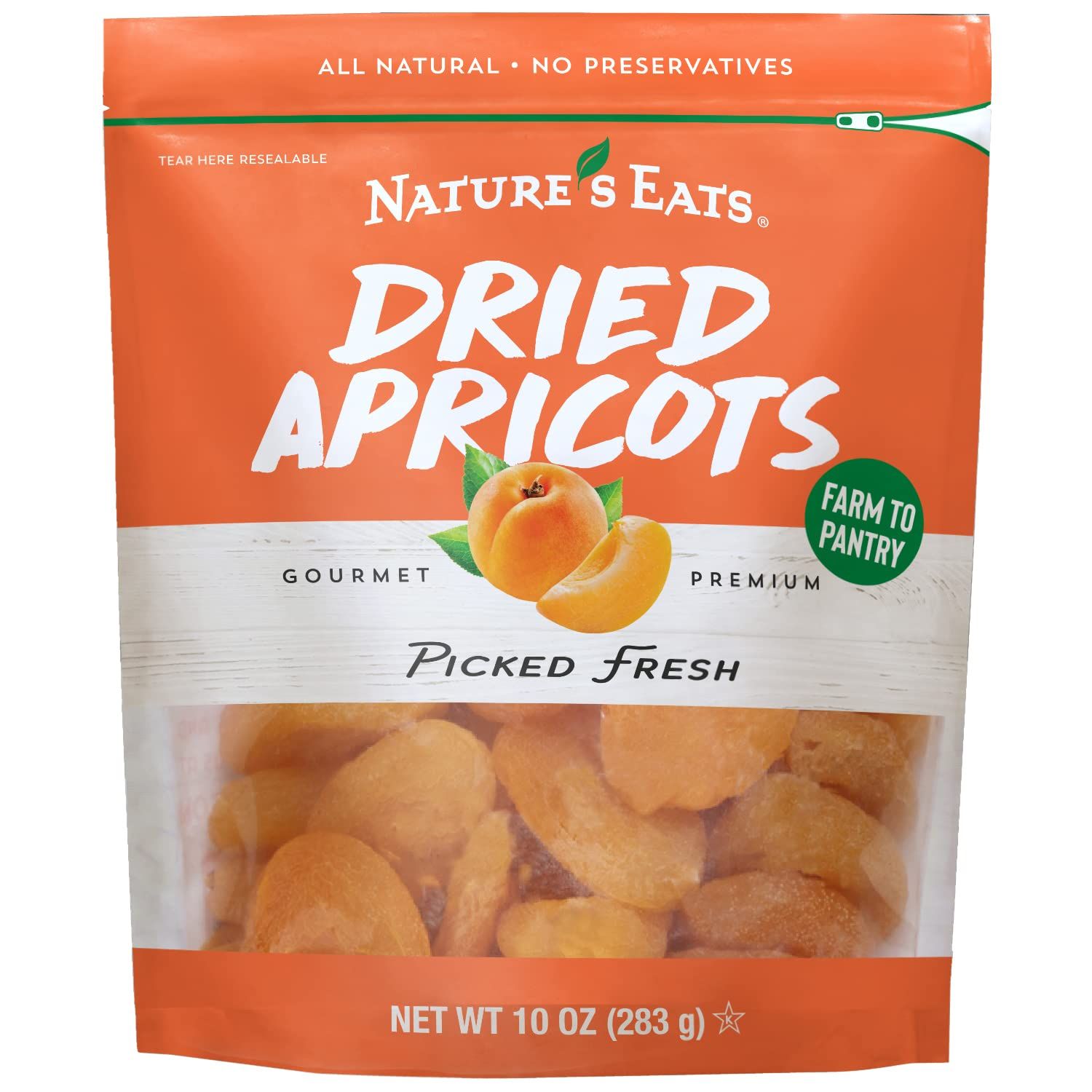 Nature&#39;s Eats Apricots, 10 Oz