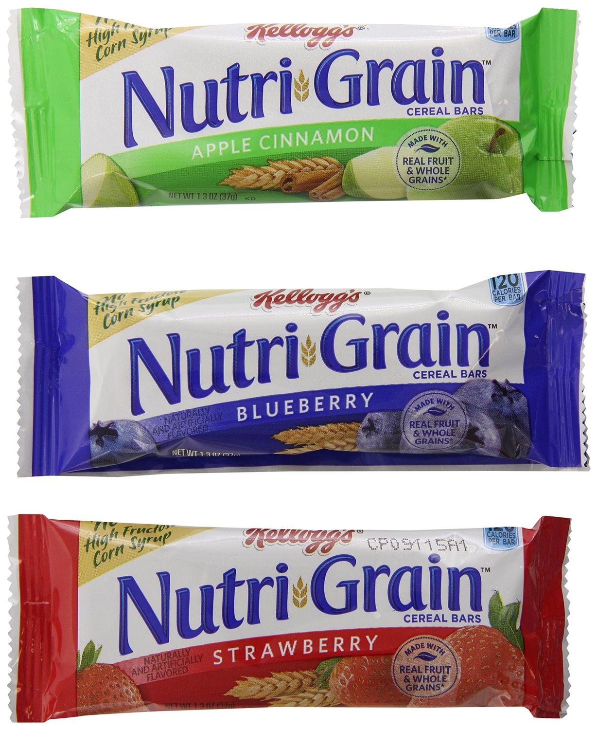 Nutri-Grain Kellogg's Cereal Bars Variety Pack, 48 Count