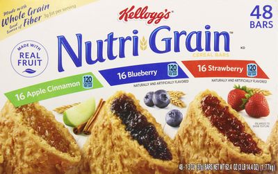 Nutri-Grain Kellogg's Cereal Bars Variety Pack, 48 Count