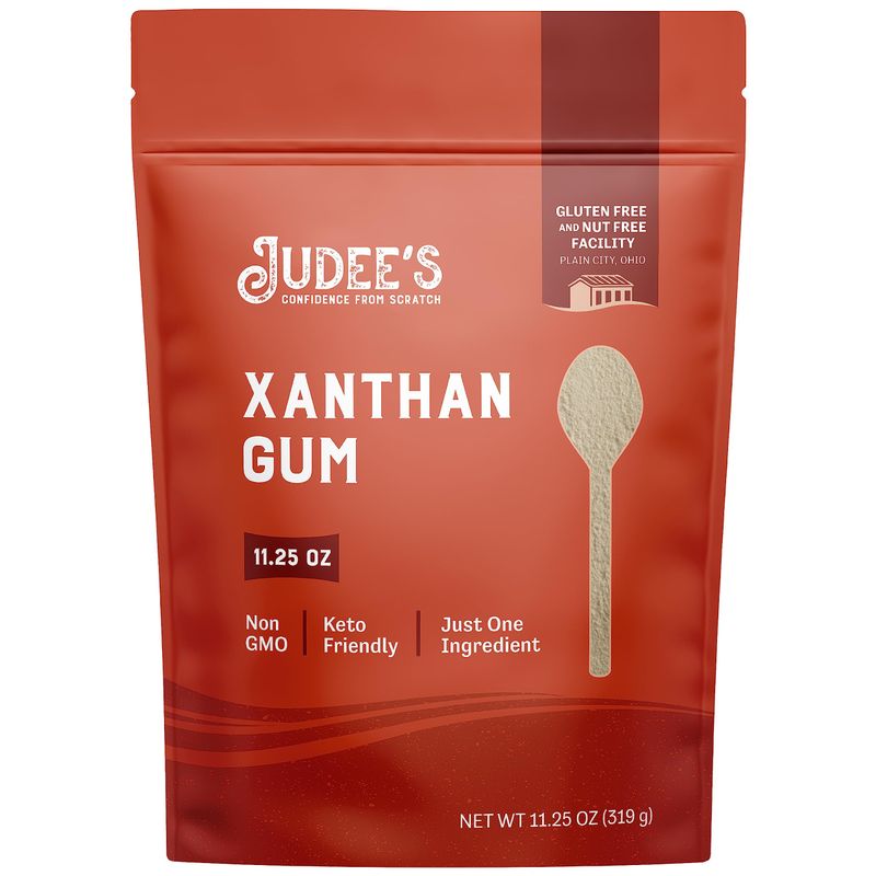 Judees Xanthan Gum 11.25 oz - 100% Non-GMO, Keto-Friendly - Gluten-Free and Nut-Free - Gluten-Free Baking Essential - Great for Keto Syrups, Sauces, and Thickening