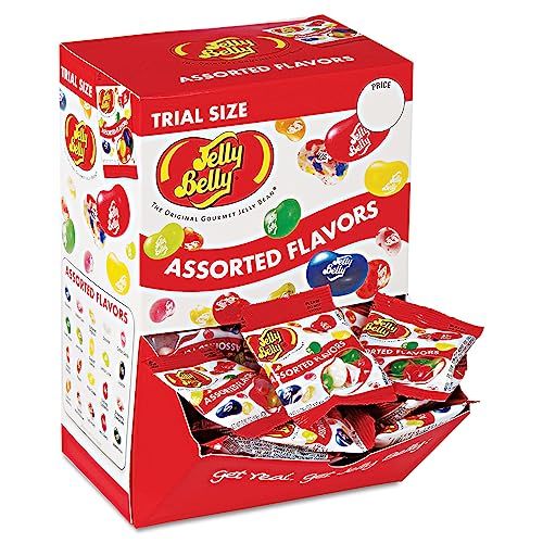 Jelly Belly Jelly Beans, 20 Flavors, .35-oz Trial Size Packs, 80 Count