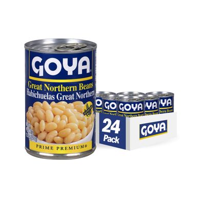 Goya Foods Great Northern Beans, 15.5 Ounce (Pack of 24)