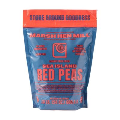 Marsh Hen Mill Sea Island Red Peas Premium Quality Pure Heirloom Red Cowpeas for Southern Cooking High Fiber Nutrient Rich Legumes Ideal for Hoppin John &amp; More | Non GMO All Natural Ingredients 24 oz