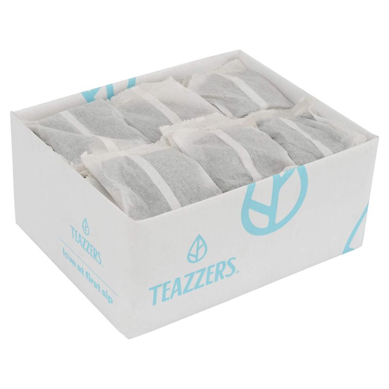 Teazzers Premium Black Raspberry Tea Bags, Large 1-Gallon Iced Tea Brew, Commercial Size Tea Filters, Bulk 96 Pack, 1 oz. Great for Foodservice Ice Tea Brewers, Unsweetened