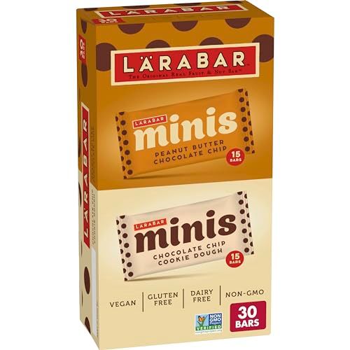 LRABAR Chocolate Mini Bars Variety Pack, Gluten Free Vegan Fruit &amp; Nut Bars, 30 ct, 1