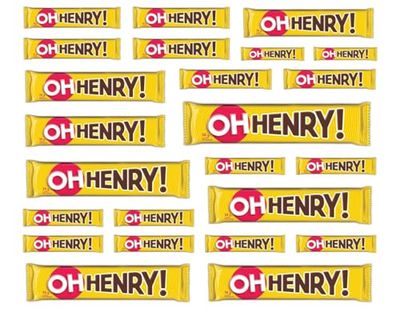 HERSHEY&#39;S Oh Henry! Chocolatey Candy Bars,, 24Count ()