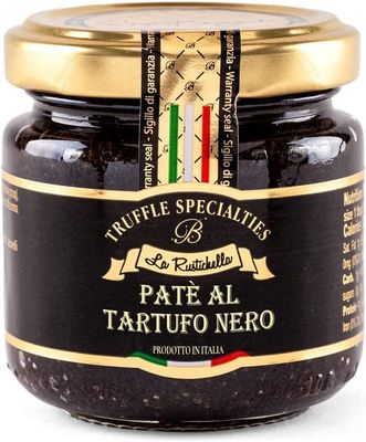 La Rustichella - Black Truffle Pat, White Truffle Pat and Black Sliced Truffle Set, (270g - 9,52 OZ) - Vegan, Gluten Free, Cholesterol Free