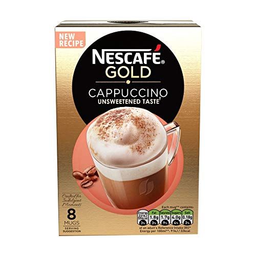 Nescafe Gold Cappuccino Unsweetened Taste, 113.6g