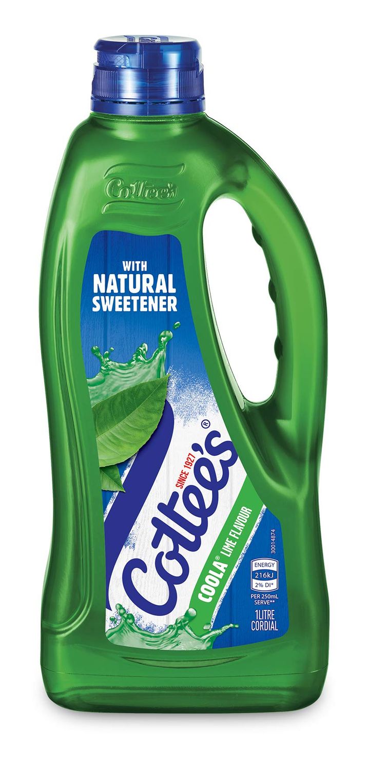 Cottee&#39;s Coola Lime Cordial 1li