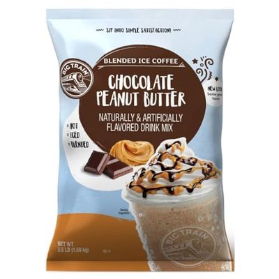 Big Train Chocolate Peanut Butter Blended Ice Coffee Beverage Mix, 3.5 Pound (Pack of 1)
