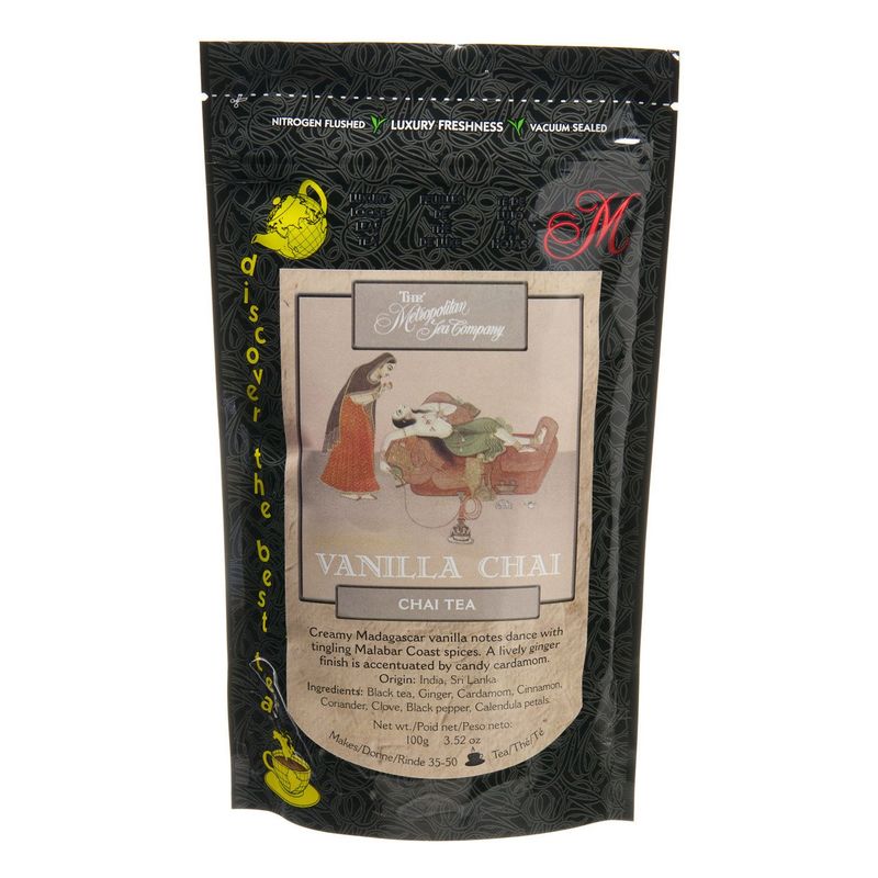 Metropolitan Tea Discovery Loose Tea Pack, Vanilla Chai Chai, 100gm
