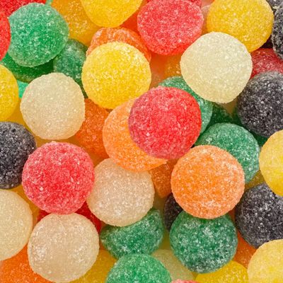 Giant Gum Drops | 2-Pound Pack | Classic Jelly Candy | Assorted Fruit and Licorice Flavors