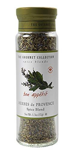 The Gourmet Collection Seasoning Blend &amp; Spice Collection: Herbes De Provence Spice Blend with Lavender: Salt-free: Chicken, Fish Soups: 156 Servings.