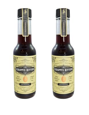 Scrappy&#39;s Bitters - Aromatic, 5 oz - Organic Ingredients, Finest Herbs &amp; Zests, No Extracts, Artificial Flavors, Chemicals or Dyes. Made in the USA! (Pack of 2)