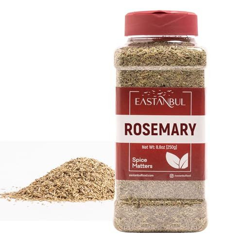 Eastanbul Rosemary Leaves, 8.8oz, Rosemary Seasoning, Dried Rosemary, Rosemary Spice for Savory &amp; Sweet Recipes, Rosemary Herbs Dried, Ideal for Rosemary Tea, Rose Mary
