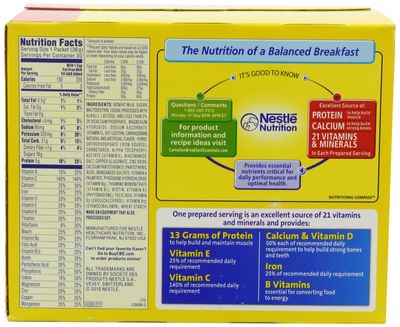 Carnation Breakfast Essentials Complete Nutritional Drink, Rich Milk Chocolate, 1.26 oz, (Pack of 30)