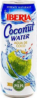 Iberia Coconut Water with Pulp 16.9 fl oz (Pack of 24)