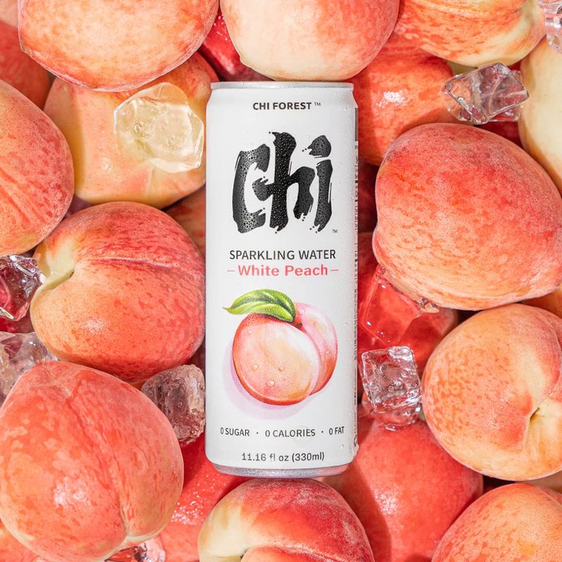 CHI FOREST White Peach Sparkling Water (11.15 oz* 24)
