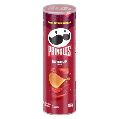 Pringles Potato Chips, Ketchup, 156 Grams/5.50oz {Imported from Canada}