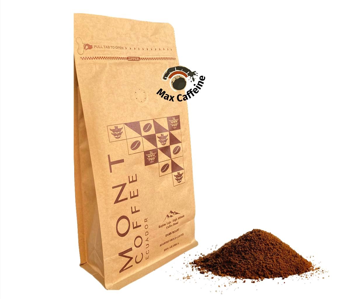Mont Coffee Ecuador | Dark Roast | 16 oz Ecuadorian | 100% Arabica | Premium | Fresh Roast| Sourced Directly from Our Farms