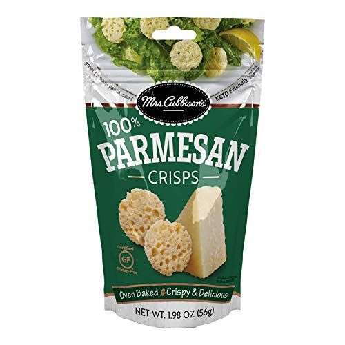 Mrs. Cubbison&#39;s Cheese Crisps - 100% Real Cheese, Keto Friendly, Great for Snacking and Salad Topper - Parmesan Flavor, 1.98 Ounce (Pack of 1)