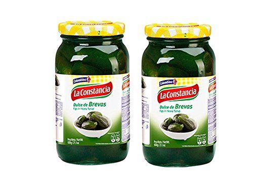LA CONSTANCIA Colombina Dulce de Brevas 600 gr. - 2 Pack / Figs in Heavy Syrup, 21.2 oz. - 2 Pack