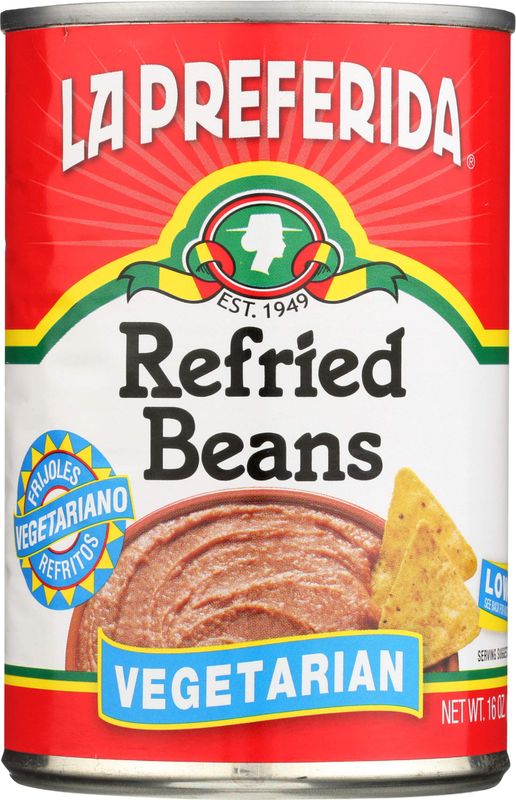 La Preferida La Preferida Refried Beans Vegetarian 16 Oz,, 16 Oz (2)