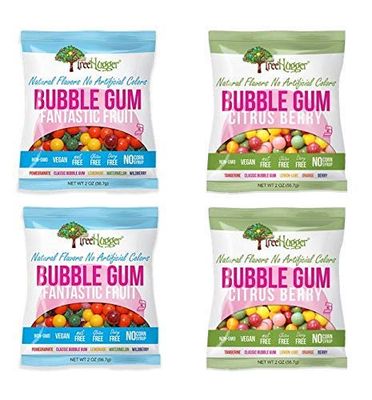 Tree Hugger Bubble Gum - Variety Pack - 2 Oz (4 bags)