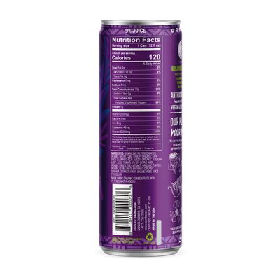 Sambazon Organic Amazon Energy Drink, Original Acai Berry, 12 Ounce (Pack of 12)