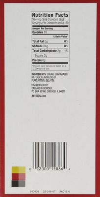 Altoids Peppermint Mints - 1.76 Ounce (Pack of 6)
