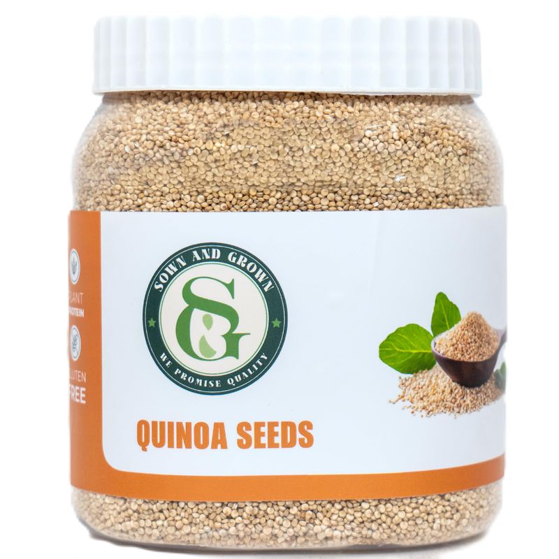 Sown and Grown Quinoa- 1.5lb, 24oz | Plant Based Protein, Fiber and Iron - Pre-Washed Whole Grain Rice and Pasta Substitute for Quinoa Salad - Gluten Free, Vegan, Non-GMO and Kosher